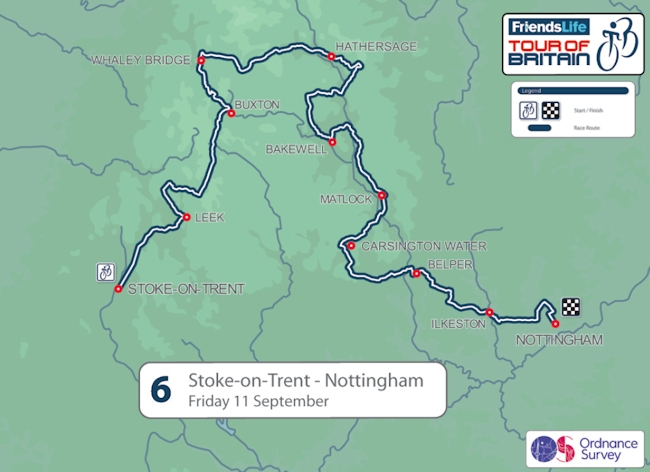 Stage Six, Tour of Britain 2015