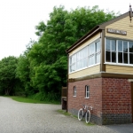 Fixed Gear, Peak District Cycling. Hartington Station