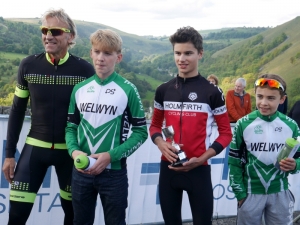 Monsal Hill Climb 2016 - School Boys Podium